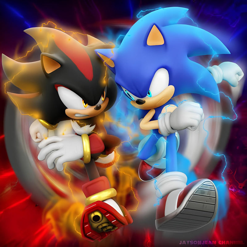 Capa Painel Redondo Mesa Sonic Sublimado C/ Elástico 50×50Cm 01