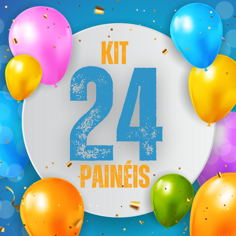Kit 24 Capas Painéis Redondos Mesa Sublimado C/ Elástico 50×50Cm