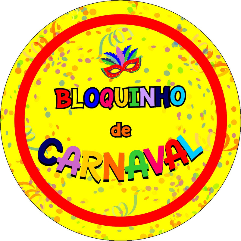 Capa Painel Redondo Mesa Carnaval Sublimado C/ Elástico 50×50Cm 02