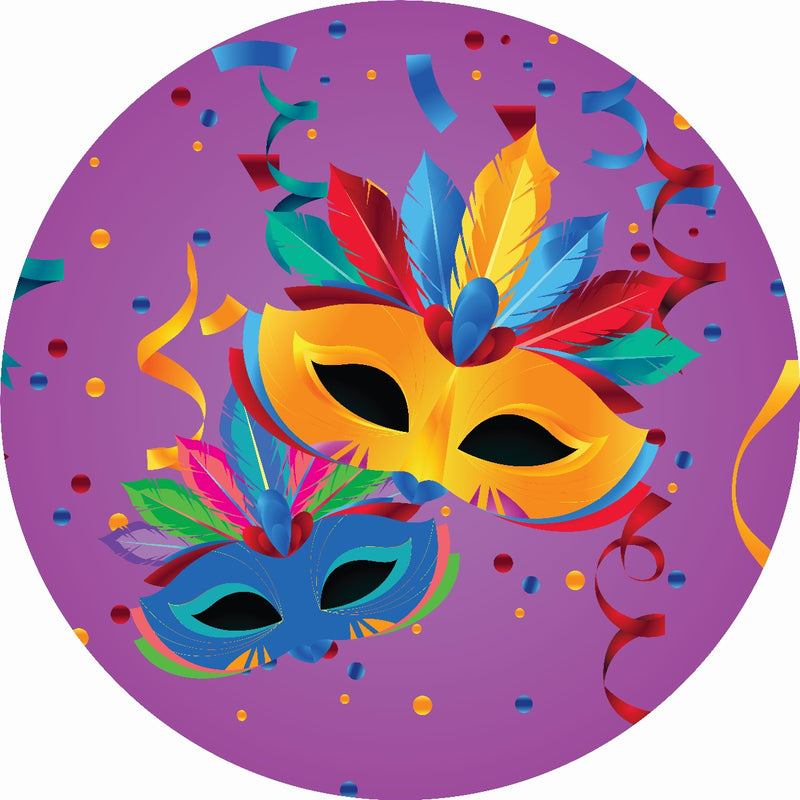 Capa Painel Redondo Mesa Carnaval Sublimado C/ Elástico 50×50Cm 09