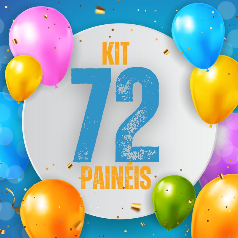 Kit 72 Capas Painéis Redondos Mesa Sublimado C/ Elástico 50×50Cm