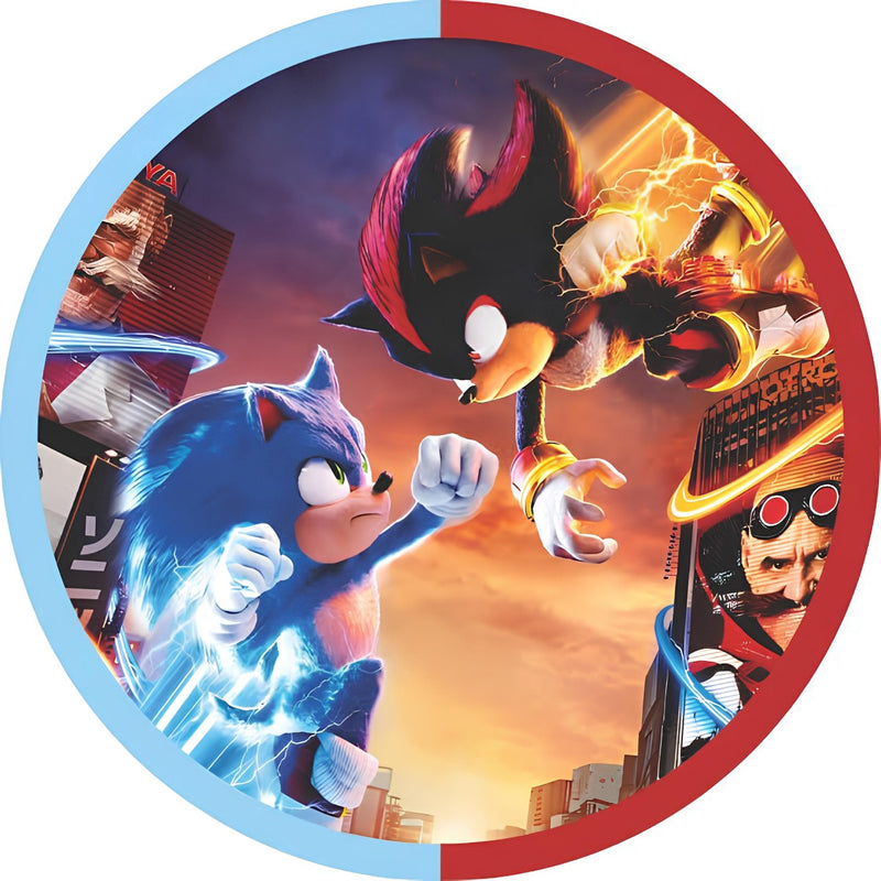 Capa Painel Redondo Mesa Sonic Sublimado C/ Elástico 50×50Cm 02