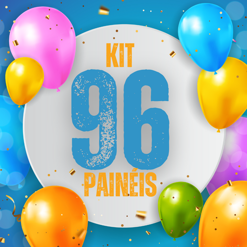 Kit 96 Capas Painéis Redondos Mesa Sublimado C/ Elástico 50×50Cm