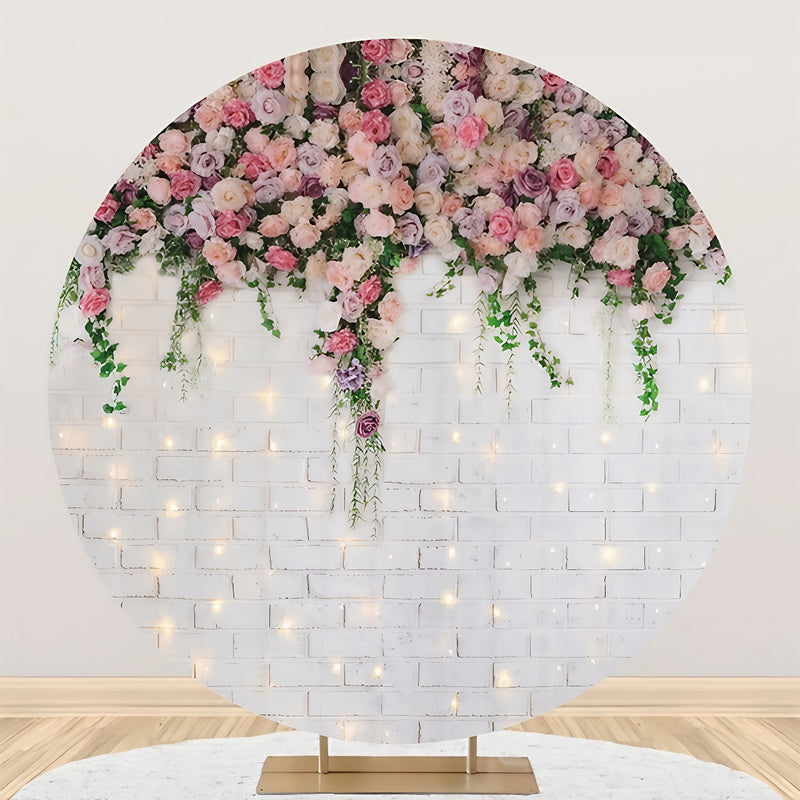Capa Painel Redondo Mesa Casamento Sublimado C/ Elástico 50×50Cm 04