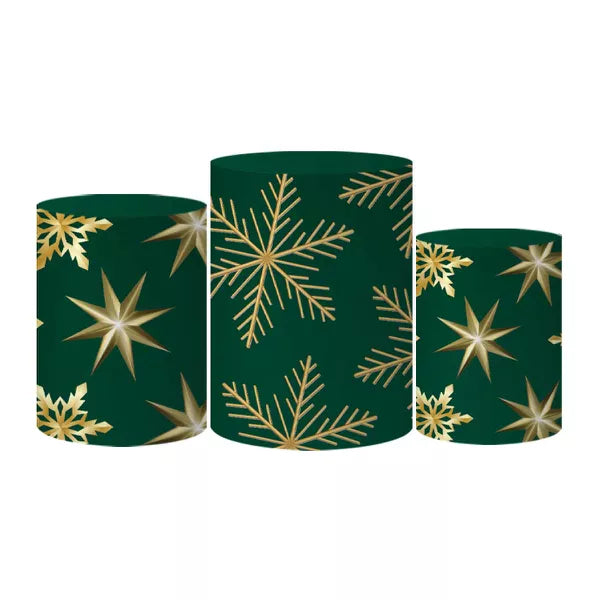 Trio de Capas Cilindro Sublimado Natal CC - 007