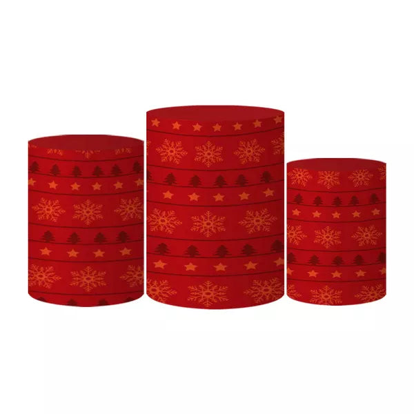Trio de Capas Cilindro Sublimado Natal CC - 008