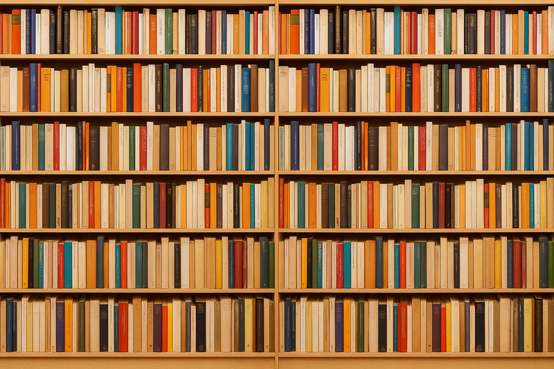 Fundo Fotográfico Tecido Sublimado Biblioteca CFF - 1156