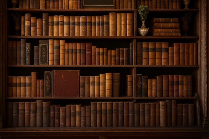 Fundo Fotográfico Tecido Sublimado Biblioteca CFF - 1157