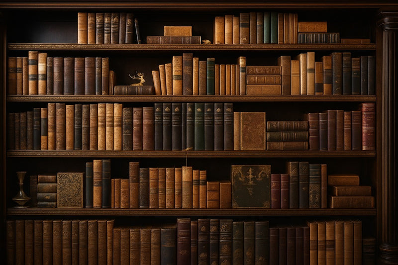 Fundo Fotográfico Tecido Sublimado Biblioteca CFF - 1158