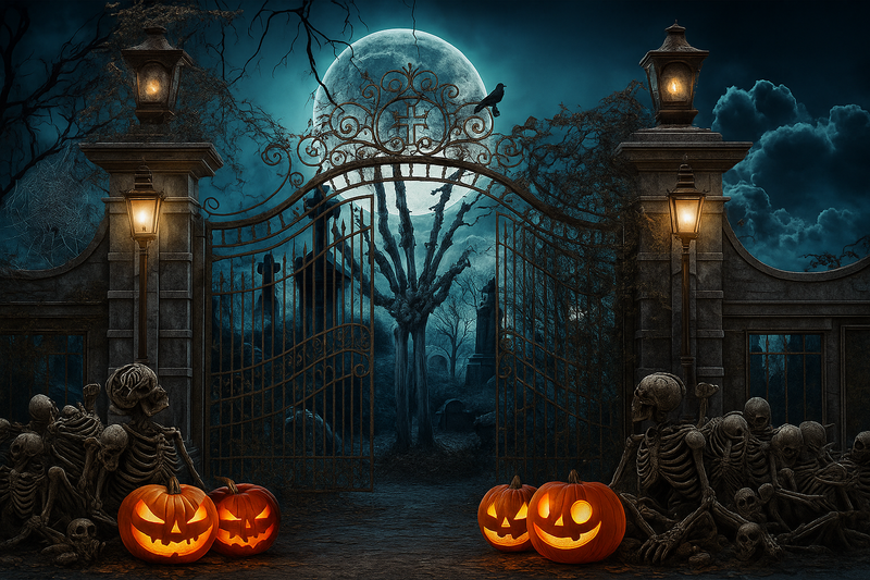 Fundo Fotográfico Tecido Sublimado Halloween CFF - 1125