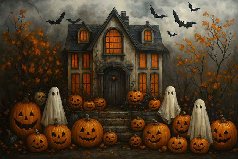 Fundo Fotográfico Tecido Sublimado Halloween CFF - 1130