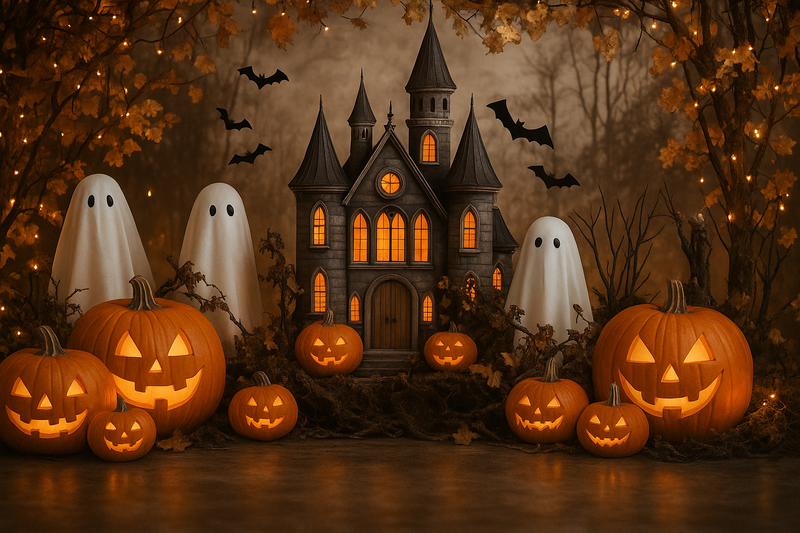 Fundo Fotográfico Tecido Sublimado Halloween CFF - 1132