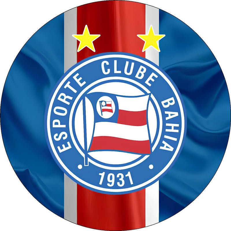 Capa Painel Redondo Mesa Esporte Clube Bahia Sublimado C/ Elástico 50×50Cm 01