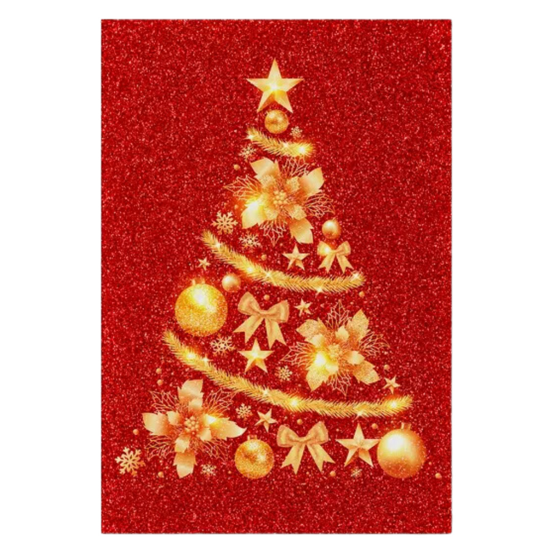 Painel Retangular Tecido Sublimado 3D Natal 1,50 X 2,20 CRT - 211