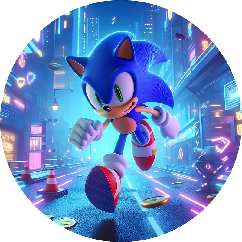 Capa Painel Redondo Mesa Sonic Sublimado C/ Elástico 50×50Cm 03