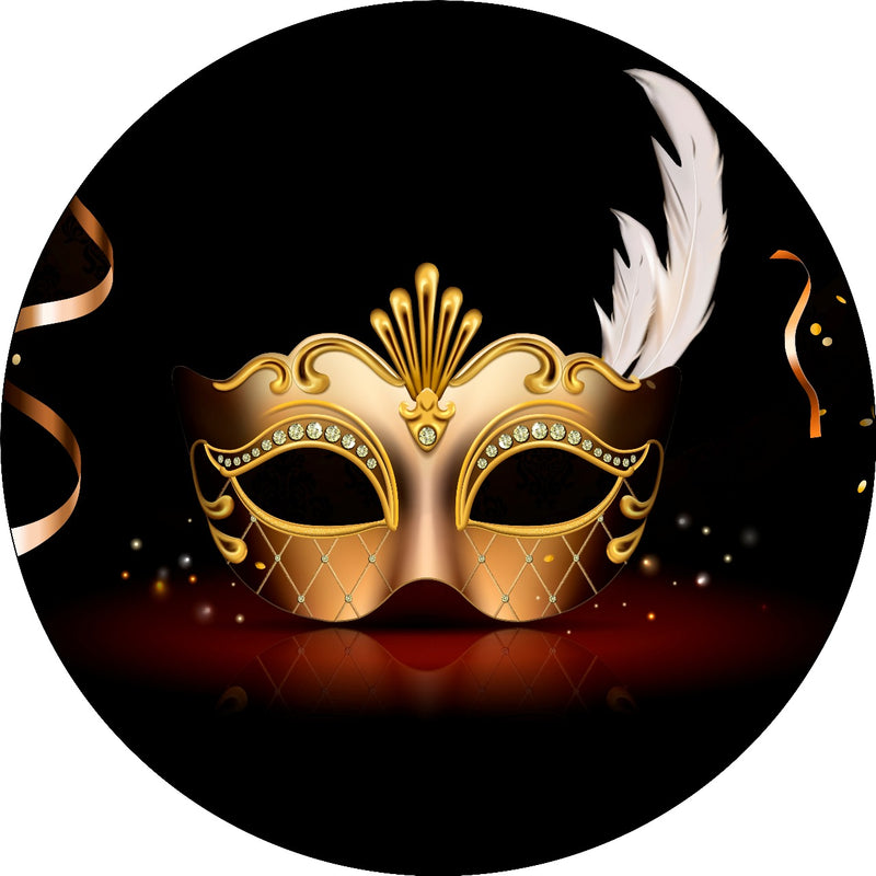 Capa Painel Redondo Mesa Carnaval Sublimado C/ Elástico 50×50Cm 05
